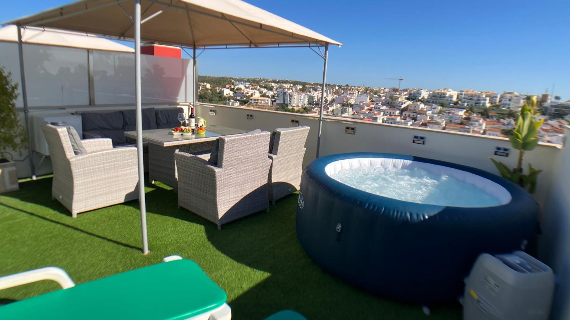 Apartment Beta - 2 Bedrooms, Private Rooftop Patio With Hot Tub, Bbq And View Ferragudo  Buitenkant foto